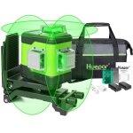 Niveau laser huepar - 3x360�croix vert - auto nivellement - 2 x batteries li - ion - ip54 - chargeur ...