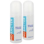 Mousse � raser - nobacter - lot de 2 x 150ml - sans parfum - hypoallerg�nique - anti - bact�rien