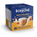 Nocciolone - cappuccino au go�t de noisette - 64 capsules (4 paquets de 16) - compatibles avec les machines ...