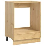 Promotion no�l?�l�ment bas de cuisine - porte pratique - armoire avec stockage miel 60x46x815cm pin massif ...