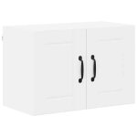 Promotion no�l?meuble mural de cuisine - �l�ment haut de cuisine - capacit� max : 75 kg - blanc 60x31x40cm ...