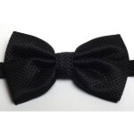 Noeud papillon uni noir homme motifs tissage petits carrés Noeud papillon uni noir homme motifs tissage petits carrés