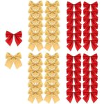 Noeud pour sapin de noel noeud de ruban de noël ornements 48 pièces noeud papillon rouge or noel decoration ... Noeud pour sapin de noel noeud de ruban de noël ornements 48 pièces noeud papillon rouge or noel decoration ...