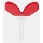 Cl� � bocal - nogent 3 etoiles - mod�le 04710h - manche en polypropyl�ne - couleur rouge