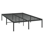 Noir 120 x 190 cm - lit m�tal - cadre de lit m�tal - matelas non inclus - noir 120x190 cm 001 348406