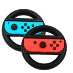 Noir - (2 pi�ces) volant de course roue pour nintendo switch