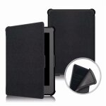 Noir 60 liseuse kobo clara hd coque - housse en cuir pu et silicone tpu tui  rabat coque pour kobo ...