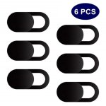 Noir 6 pc - webcam couverture universelle téléphone portable caméra cache cache curseur aimant web cam ... Noir 6 pc - webcam couverture universelle téléphone portable caméra cache cache curseur aimant web cam ...