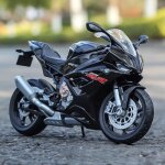 Noir avec boite - welly modle de moto moul sous pression bmw s1000rr 1 - 12 collection de vhicules ...