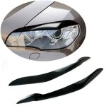 Noir brillant - paupi�re � sourcils en r�sine noire brillante d�coration de phare avant pour bmw x5 e70 ...