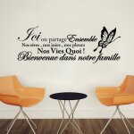 Noir citation de famille stickers muraux d�coration de la maison - 1476 fond d�cran