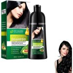 Noir colorant black hair dye shampoo 3 in 1 shampooing teinture cheveux blancsshampoing colorant pour ...