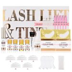Noir - kit de rehaussement et de teinture des cils 2 en 1 semi permanent pour recourber les cils nouvelle ...