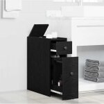 Noir - lemon� ensemble de mobilier de salle de bain - grand stockage - meuble wc - montage mural - ch�ne ...