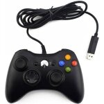 Le noir manette de jeu filaire usb contr�leur - joystick pour xbox 360 windows 7 - 8 - 10 pour pc microsoft ...