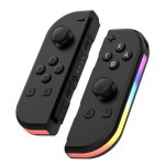Noir manette pour switch sans fil bluetooth contr�leurs gamepad noir jeu video console retro jeu video ...