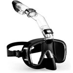 Noir - l - masque de plongée en apnée anti - buée étanche lunettes de natation à séchage complet Noir - l - masque de plongée en apnée anti - buée étanche lunettes de natation à séchage complet