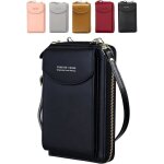 Noir mini sac � bandouli�re pour t�l�phone portable sac portefeuille femme bandouliere en cuir sac � ...