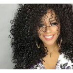 Noir perruque cheveux naturels pour femme bouclée mode cheveux bouclés perruque synthétique femme cheveux ... Noir perruque cheveux naturels pour femme bouclée mode cheveux bouclés perruque synthétique femme cheveux ...