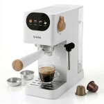 Nordic machine � caf� expresso 20 bars compatible avec capsules nespresso 12l briebe ec1180wht 1350w ...