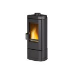 Nordica extraflame po�le � bois fonte 6. 6kw noir antracite - candylean
