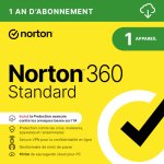 Norton 360 standard pour 1 appareil - abonnement de 1 an ? code dactivation