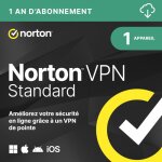Norton vpn standard pour 1 appareil - abonnement de 1 an ? code dactivation