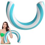 Nouilles de piscine gonflables incurves - flotteur de nouilles de piscine - bleu - pvc - adulte - mixte ...