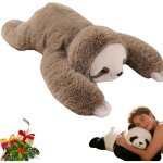 Nouveau 2026 peluche lest�e c�lin relaxant animal lest� lin apaise anxi�t� doudou pond geant 45cm pour ...