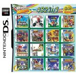 Nouveau 482 en 1 cartouche de jeu ds mario multicart pour nintendo ds ndsl ndsi 3ds