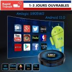 Nouveau android 11. 0 tv box hk1rbox 2go 16go amlogic s905w2 lecteur multim�dia dual wifi bt4. 0 4k smart ...
