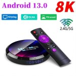 Nouveau android 13. 0 smart tv box h96 max box d�codeur netflix media player 2gb 16gb rockchip rk3528 ...