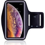 Nouveau brassard smartphone sport avec couteur trou ajustable poche de carte - touch id universelle ...