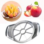 Trancheuse de fruits - inox - pomme poire - 15x11cm - facile � utiliser - design vintage
