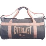 Sac de sport - everlast - barril - gris et rose - bandoulière réglable - compartiment zippé Sac de sport - everlast - barril - gris et rose - bandoulière réglable - compartiment zippé