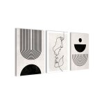 Novart set de tableaux abstrait aucun cadre suppl�mentaire requis tableaux muraux pour salon bureau d�co ...