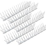 Pics anti - pigeons nuisipic2 ? 3 m (6 bandes de 50 cm) ? anti - mouettes & anti - moineaux ? base polycarbona ...