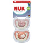 Nuk first choice nuit ? lot de 2 sucettes physiologiques 18?36 mois lapin / mouton