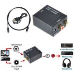 Numérique vers analogique convertisseur audio - rca l - r 3. 5mm toslink coaxial Numérique vers analogique convertisseur audio - rca l - r 3. 5mm toslink coaxial