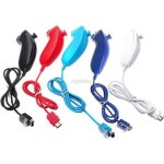 Nunchuck nunchuk contrleur de jeu vido  distance pour nintendo pour console wii 5 couleurs livraison ...
