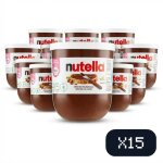 Nutella ? p�te � tartiner chocolat noisette ? 220g ? format familial ? lot de 15 pots de 220g