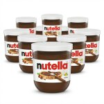 Nutella ? p�te � tartiner chocolat noisette ? 220g ? format familial ? lot de 9 pots de 220g