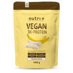 Nutri - plus 3k poudre de protines 1kg banane - 841% de protines vgtales - sans lactose - pour la ...
