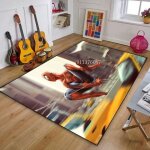 Nvy - 5165 tapis de sol spiderman pour enfants super h�ros pour salle de bain cuisine pour salon chambre ...