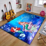 Nvy - 8624 tapis de jeu disney la petite sirne pour enfants antidrapant pour chambre  coucher salon ...