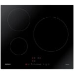 Table de cuisson  induction - samsung - nz63m3707ak - 3 foyers - 7, 2 kw - contrle slider