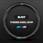 Couvre - volant - o noir - bmw - fibre de carbone - 37 - 38 cm - confortable et r�sistant