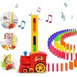 Obest 100pcs train �lectrique dominodomino automatique distribution de rallye train avec lumi�re et musique ...