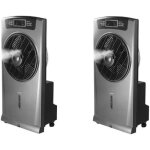 Oceanic pack de 2 rafra�chisseurs dair 4 en 1 - brumisateur - purificateur dair - ventilateur - 90 w