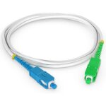 C�ble fibre optique - octofibre - 20m - renforc� avec blindage kevlar - sc apc / upc - compatible freebox ...